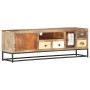 Mueble para TV de madera maciza reciclada 120x30x40 cm en Muebles TV | Comprar online en Foru.es