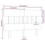 Cabecero de cama madera maciza de pino negro 153,5x3x81 cm de vidaXL, Cabeceros y pies de cama - Ref: Foro24-819129, Precio: ...