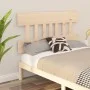 Solid pine wood bed headboard 143.5x3x81 cm by vidaXL, Headboards and footboards - Ref: Foro24-819120, Price: 39,25 €, Discou...