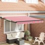 Toldo Retráctil Rojo y 350 x 250 cm Poliéster y Aluminio en Toldos | Comprar online en Foru.es