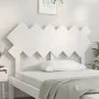 Cabecero de cama madera maciza de pino blanco 132x3x81 cm de vidaXL, Cabeceros y pies de cama - Ref: Foro24-819216, Precio: 4...