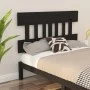 Cabecero de cama madera maciza de pino negro 183,5x3x81 cm de vidaXL, Cabeceros y pies de cama - Ref: Foro24-819139, Precio: ...
