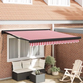 Toldo Rojo y 350 x 250 x 165 cm Poliéster y Aluminio en Toldos | Comprar online en Foru.es