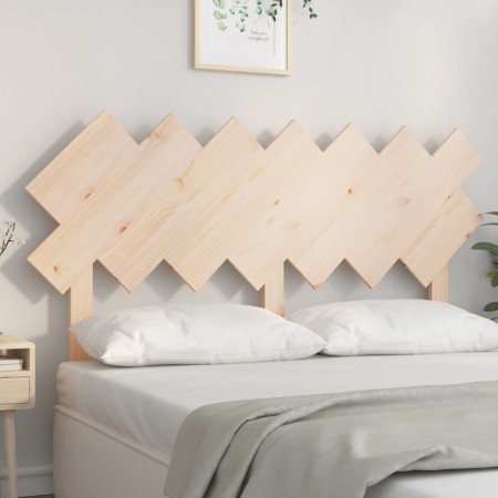 Cabecero de cama madera maciza de pino 141x3x80,5 cm de vidaXL, Cabeceros y pies de cama - Ref: Foro24-819220, Precio: 36,52 ...