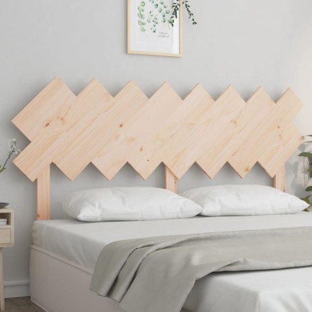 Cabecero de cama madera maciza de pino 159,5x3x80,5 cm de vidaXL, Cabeceros y pies de cama - Ref: Foro24-819230, Precio: 41,0...
