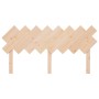 Cabecero de cama madera maciza de pino 159,5x3x80,5 cm de vidaXL, Cabeceros y pies de cama - Ref: Foro24-819230, Precio: 41,0...