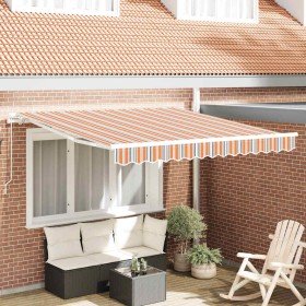 Toldo Retráctil Multicolor 350 x 250 cm Poliéster y Aluminio en Toldos | Comprar online en Foru.es