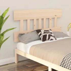 Solid pine wood bed headboard 203.5x3x81 cm by vidaXL, Headboards and footboards - Ref: Foro24-819140, Price: 39,54 €, Discou...