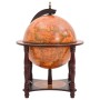Botellero globo terráqueo madera maciza eucalipto marrón de vidaXL, Armarios para vino y licores - Ref: Foro24-343473, Precio...