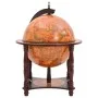 Globe wine rack solid wood eucalyptus brown by vidaXL, Wine and liquor cabinets - Ref: Foro24-343473, Price: 112,43 €, Discou...