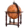 Botellero globo terráqueo madera maciza eucalipto marrón de vidaXL, Armarios para vino y licores - Ref: Foro24-343473, Precio...