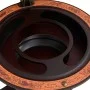 Globe wine rack solid wood eucalyptus brown by vidaXL, Wine and liquor cabinets - Ref: Foro24-343473, Price: 112,43 €, Discou...