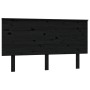 Cabecero de cama madera maciza de pino negro 144x6x82,5 cm de vidaXL, Cabeceros y pies de cama - Ref: Foro24-819174, Precio: ...