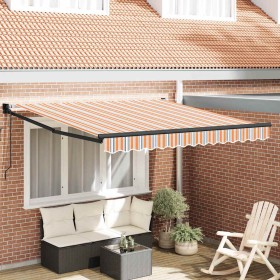 Toldo Retráctil Multicolor 350 x 250 cm Poliéster y Aluminio en Toldos | Comprar online en Foru.es