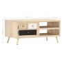 Mesa de centro de madera maciza de mango 90x45x40cm en Mesas de centro | Comprar online en Foru.es