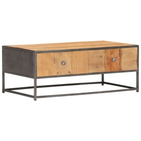 Mesa de centro de madera maciza reciclada 90x50x35 cm en Mesas de centro | Comprar online en Foru.es