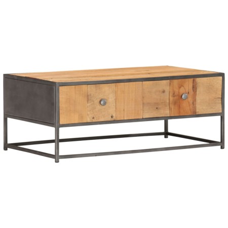 Mesa de centro de madera maciza reciclada 90x50x35 cm en Mesas de centro | Comprar online en Foru.es
