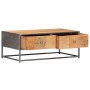 Mesa de centro de madera maciza reciclada 90x50x35 cm en Mesas de centro | Comprar online en Foru.es