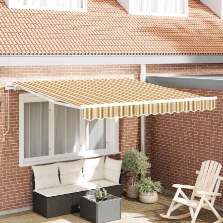 Toldo Retráctil Multicolor 350 x 250 cm Poliéster y Aluminio en Toldos | Comprar online en Foru.es