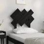 Bettkopfteil aus massivem schwarzem Kiefernholz, 72,5 x 3 x 81 cm von vidaXL, Kopf- und Fußteile - Ref: Foro24-819199, Preis:...