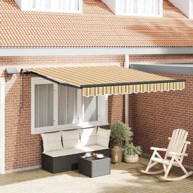 Toldo Retráctil Manual Multicolor 350 x 250 cm tela en Toldos | Comprar online en Foru.es