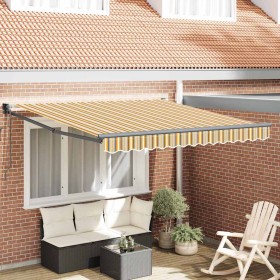 Toldo Retráctil Multicolor 350 x 250 cm Poliéster y Aluminio en Toldos | Comprar online en Foru.es