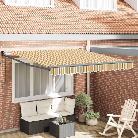 Toldo Retráctil Multicolor 350 x 250 cm Poliéster y Aluminio en Toldos | Comprar online en Foru.es
