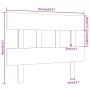 Cabecero de cama madera maciza de pino gris 93,5x3x81 cm de vidaXL, Cabeceros y pies de cama - Ref: Foro24-819102, Precio: 22...