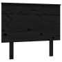 Cabecero de cama madera maciza de pino gris 94x6x82,5 cm de vidaXL, Cabeceros y pies de cama - Ref: Foro24-819154, Precio: 27...