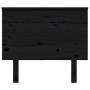 Cabecero de cama madera maciza de pino gris 94x6x82,5 cm de vidaXL, Cabeceros y pies de cama - Ref: Foro24-819154, Precio: 27...