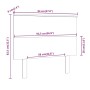 Cabecero de cama madera maciza de pino gris 94x6x82,5 cm de vidaXL, Cabeceros y pies de cama - Ref: Foro24-819154, Precio: 27...