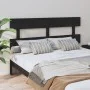 Bettkopfteil aus massivem schwarzem Kiefernholz, 164 x 3 x 81 cm von vidaXL, Kopf- und Fußteile - Ref: Foro24-819084, Preis: ...