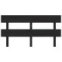 Cabecero de cama madera maciza de pino negro 164x3x81 cm de vidaXL, Cabeceros y pies de cama - Ref: Foro24-819084, Precio: 38...