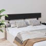 Cabecero de cama madera maciza de pino negro 164x3x81 cm de vidaXL, Cabeceros y pies de cama - Ref: Foro24-819084, Precio: 38...