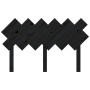 Cabecero de cama madera maciza de pino negro 132x3x81 cm de vidaXL, Cabeceros y pies de cama - Ref: Foro24-819219, Precio: 43...