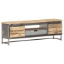 Mueble de TV de madera maciza de mango 120x30x40 cm en Muebles TV | Comprar online en Foru.es