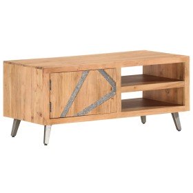Mesa de centro de madera maciza de acacia 90x45x40cm en Mesas de centro | Comprar online en Foru.es
