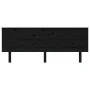 Cabecero de cama madera maciza de pino negro 204x6x82,5 cm de vidaXL, Cabeceros y pies de cama - Ref: Foro24-819194, Precio: ...