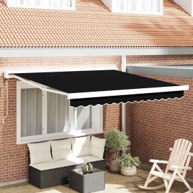 Toldo Negro 350 x 250 x 165 cm Poliéster y Aluminio en Toldos | Comprar online en Foru.es
