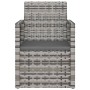 Muebles de jardín con cojines 3 piezas ratán sintético gris de vidaXL, Conjuntos de jardín - Ref: Foro24-319191, Precio: 132,...