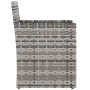 Muebles de jardín con cojines 3 piezas ratán sintético gris de vidaXL, Conjuntos de jardín - Ref: Foro24-319191, Precio: 132,...