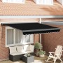 Toldo Retráctil Negro 350 x 250 cm Tela y Metal en Toldos | Comprar online en Foru.es