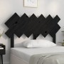Cabecero de cama madera maciza de pino negro 122,5x3x80,5 cm de vidaXL, Cabeceros y pies de cama - Ref: Foro24-819214, Precio...