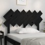 Cabecero de cama madera maciza de pino negro 122,5x3x80,5 cm de vidaXL, Cabeceros y pies de cama - Ref: Foro24-819214, Precio...