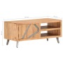 Mesa de centro de madera maciza de acacia 90x45x40cm en Mesas de centro | Comprar online en Foru.es