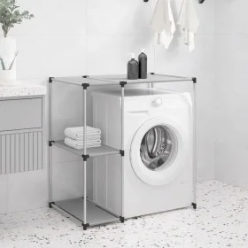 Estantería sobre lavadora hierro gris 87x55x90,5 cm de vidaXL, Toalleros - Ref: Foro24-343146, Precio: 25,58 €, Descuento: %