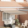 Toldo Retráctil Beige 350 x 250 cm Poliéster y Aluminio en Toldos | Comprar online en Foru.es