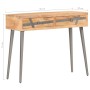 Mesa consola de madera maciza de acacia 90x30x75 cm en Mesas auxiliares | Comprar online en Foru.es