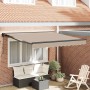 Toldo Retráctil Manual Beige 350 x 250 cm Poliéster y metal en Toldos | Comprar online en Foru.es