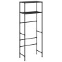 Estantería 2 niveles sobre inodoro hierro negro 53,5x28x143 cm de vidaXL, Toalleros - Ref: Foro24-343133, Precio: 25,36 €, De...